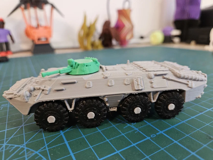 BTR 70 – Remix thân xe tối ưu supports, tháp pháo xoay & bánh snap-in - Image 4