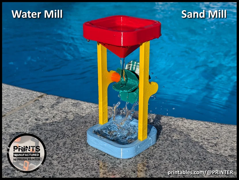 Water Mill / Sand Mill – Cối xay nước/cát nhiều màu - Image 1