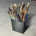 Ống cắm bút/hộp đựng đơn giản 85×85×110mm (3.4×3.4×4.3") - Thumbnail 3