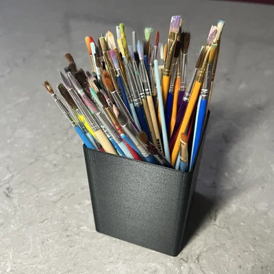 Ống cắm bút/hộp đựng đơn giản 85×85×110mm (3.4×3.4×4.3")