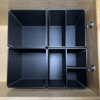 Ống cắm bút/hộp đựng đơn giản 85×85×110mm (3.4×3.4×4.3")
