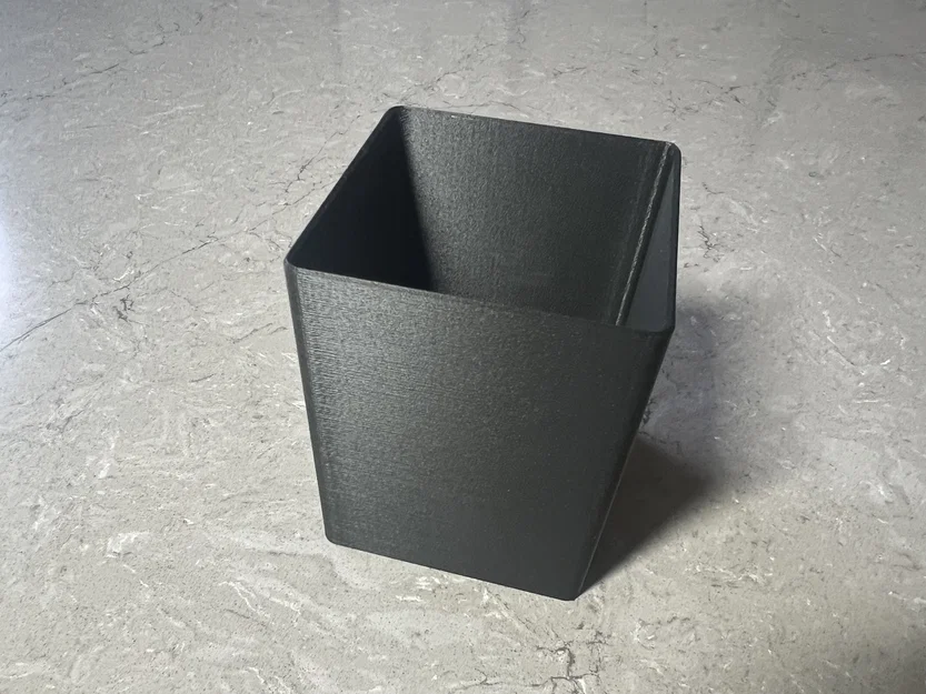 Ống cắm bút/hộp đựng đơn giản 85×85×110mm (3.4×3.4×4.3") - Image 5