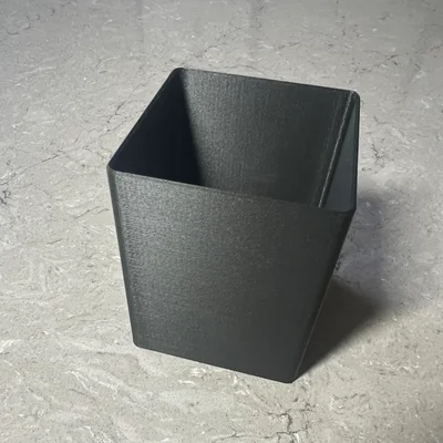Ống cắm bút/hộp đựng đơn giản 85×85×110mm (3.4×3.4×4.3") 5