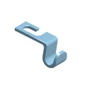 Móc treo đồ tựa đầu xe hơi in 3D tiện lợi - Thumbnail 2