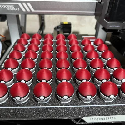 Pokeball - không có móc móc khóa