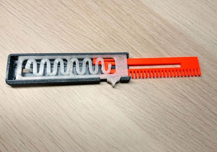 Lược xếp thông minh (OTF Comb) - Đồ chơi Fidget độc đáo, bền bỉ - Image 1