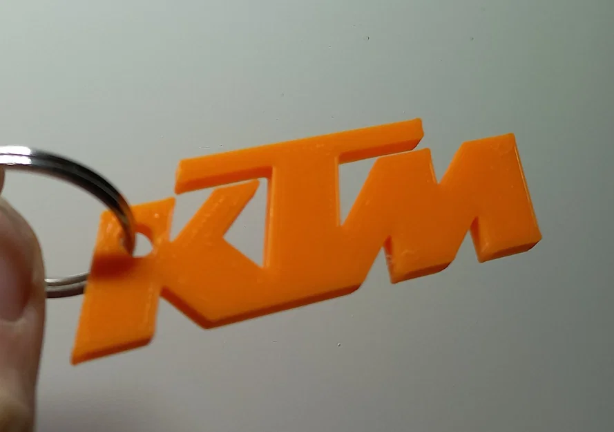 Móc khóa KTM thiết kế độc đáo - Phụ kiện 3D cho tín đồ xe mô tô - Image 1