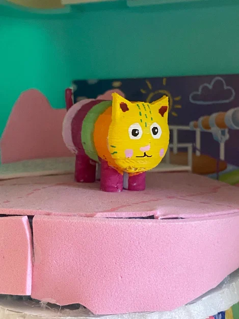 Mô hình 3D Pillow Cat từ Gabby’s Dollhouse - Image 1