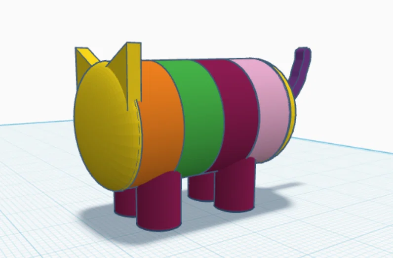 Mô hình 3D Pillow Cat từ Gabby’s Dollhouse - Image 3