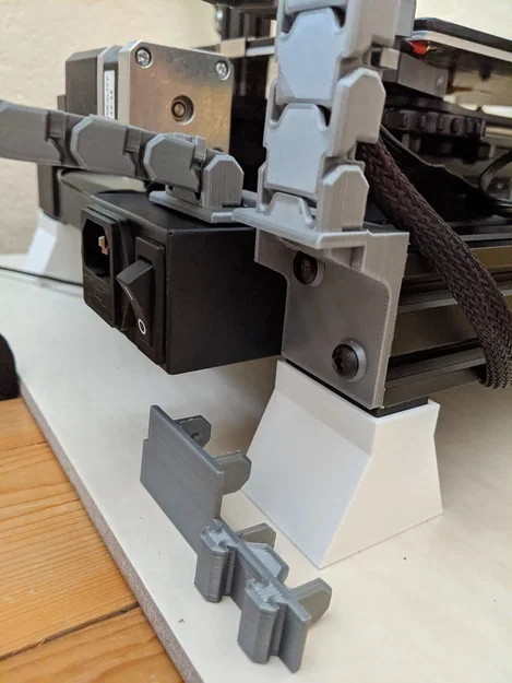 Ngàm gắn Cable Chain Ender 3 V2 cho trục Y/Z (Ender 3 V2 Cable Chain mount for Y/Z axis) - Image 3