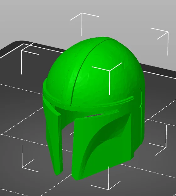 Nón bảo hiểm Mandalorian (Mandalorian helmet) - Image 1