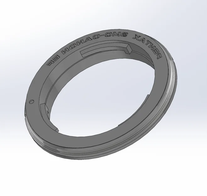 Ngàm chuyển đổi ống kính Canon EF sang Pentax K hỗ trợ chụp Macro - Image 1