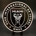 Mô hình 3D Logo Inter-Miami: Món quà độc đáo cho fan hâm mộ - Thumbnail 1
