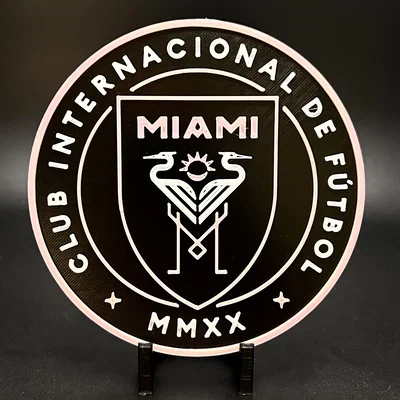 Mô hình 3D Logo Inter-Miami: Món quà độc đáo cho fan hâm mộ