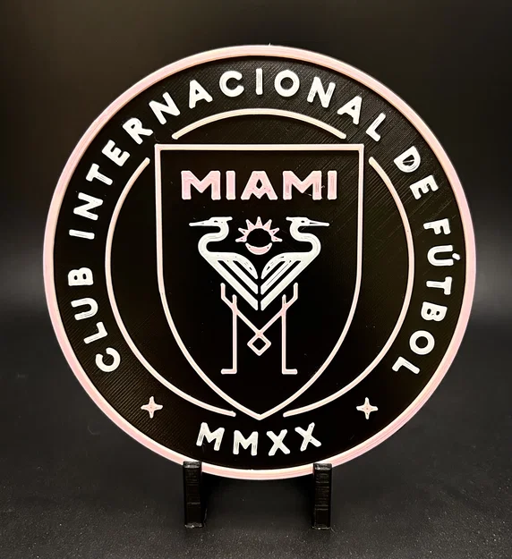 Mô hình 3D Logo Inter-Miami: Món quà độc đáo cho fan hâm mộ - Image 2