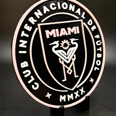 Mô hình 3D Logo Inter-Miami: Món quà độc đáo cho fan hâm mộ