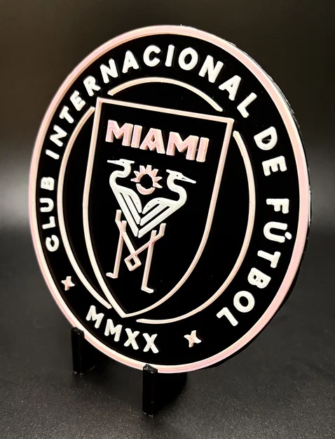 Mô hình 3D Logo Inter-Miami: Món quà độc đáo cho fan hâm mộ - Image 4