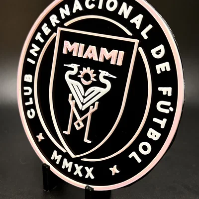 Mô hình 3D Logo Inter-Miami: Món quà độc đáo cho fan hâm mộ