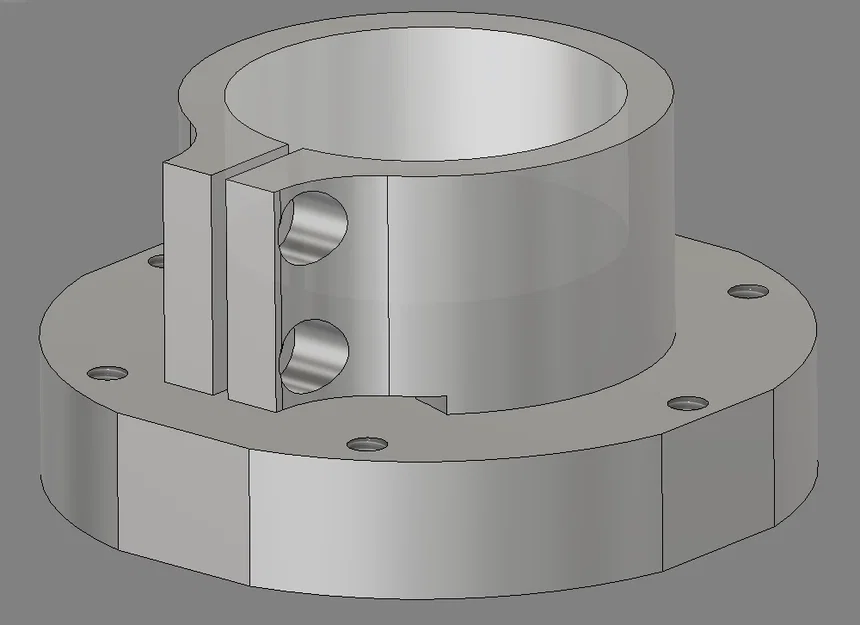 Adapter vô lăng Moza Solid Wheel Adapter - Image 1