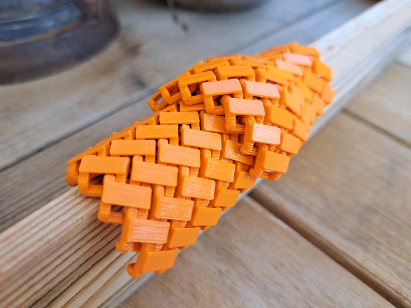 Mô hình vải mắt xích 3D (Chainmail Fabric) linh hoạt và thỏa mãn - Image 2