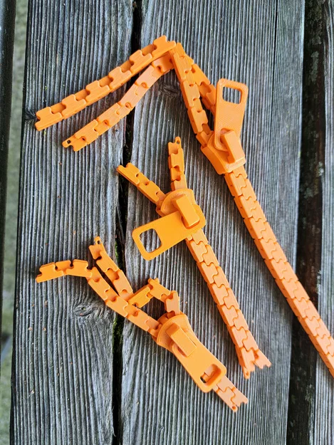 Zipper In 3D (Printable Zipper) - Image 2