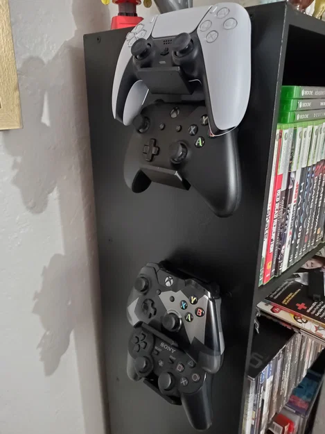 Giá treo 2 tay cầm Xbox | PS5 gắn tường dọc (bắt vít) - Image 4