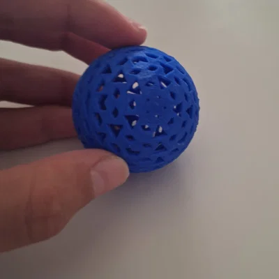 Mô hình quả cầu không khí (Airless Ball) in 3D độc đáo