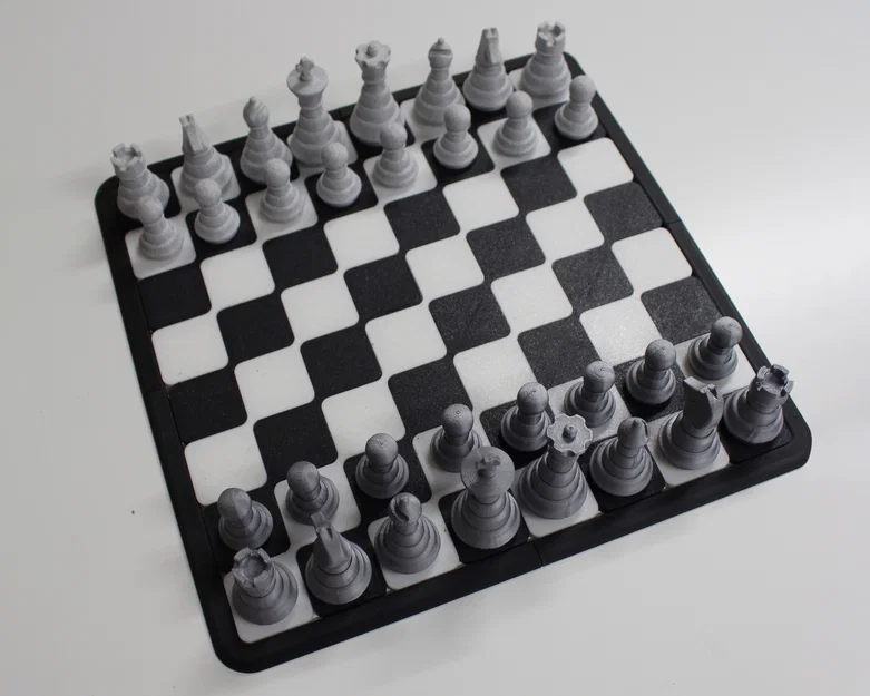Bộ Cờ Vua Gập Gọn (Collapsible Chess Set) - Image 2