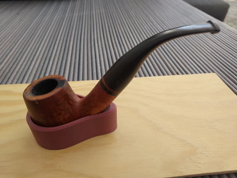 Giá đỡ tẩu thuốc 3D (Smoking pipe stand) thiết kế tối giản - Image 1