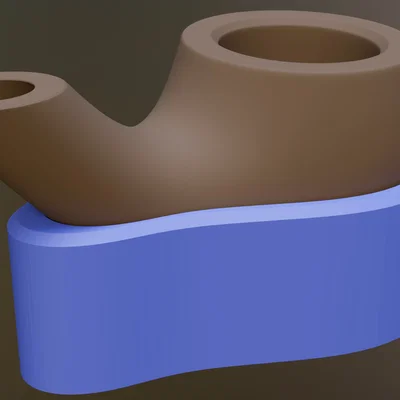 Giá đỡ tẩu thuốc 3D (Smoking pipe stand) thiết kế tối giản