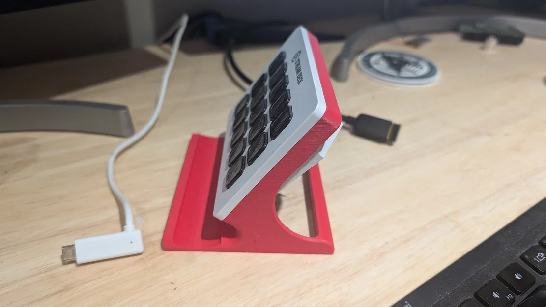 Giá đỡ StreamDeck mk2 cho bàn phím Logitech MX Keys in 3D - Image 2