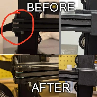 Ender 3 V3 SE/KE – Fix cạ dây belt trục X (Belt Rub Fix)