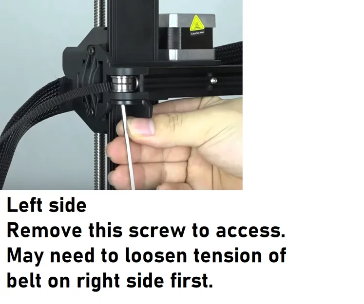 Ender 3 V3 SE/KE – Fix cạ dây belt trục X (Belt Rub Fix) - Image 3