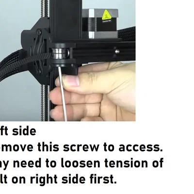 Ender 3 V3 SE/KE – Fix cạ dây belt trục X (Belt Rub Fix)