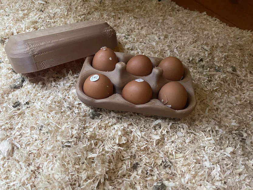 Khay đựng trứng tái sử dụng V1 (6 trứng) - Multi-use egg carton V1 / Mehrwegeierkarton V1 - Image 3