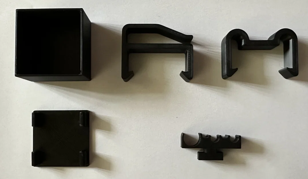 Kẹp cáp & nắp chụp cho Schletter PV profile (Kabelklemmen - Abdeckkappe) - Image 1