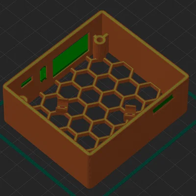 Vỏ bảo vệ Orange Pi Zero 3 thiết kế tản nhiệt tổ ong 3D