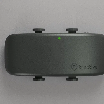 Phụ kiện gắn định vị GPS Tractive cho chó - Mô hình in 3D