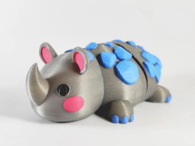 RHINO CUTE FLEXI - ARTICULATED (Tê giác cute flexi khớp nối) - Image 1