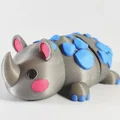 RHINO CUTE FLEXI - ARTICULATED (Tê giác cute flexi khớp nối) - Thumbnail 1