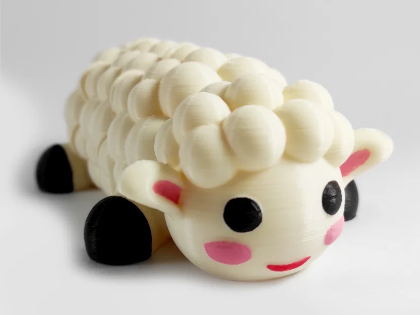 Sheep Cute Flexi - Articulated (Cừu Flexi Dễ Thương - Khớp Linh Hoạt) - Image 2