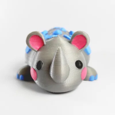 RHINO CUTE FLEXI - ARTICULATED (Tê giác cute flexi khớp nối)