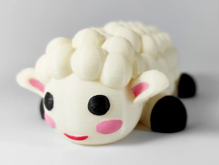 Sheep Cute Flexi - Articulated (Cừu Flexi Dễ Thương - Khớp Linh Hoạt) - Image 3