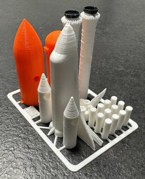 Mô hình lắp ráp tàu con thoi Space Shuttle kit card ấn tượng - Image 4