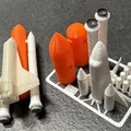 Mô hình lắp ráp tàu con thoi Space Shuttle kit card ấn tượng - Thumbnail 6
