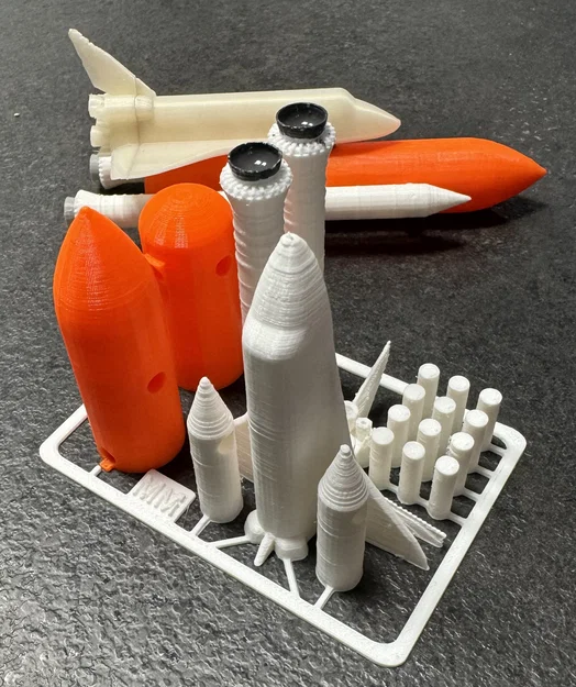 Mô hình lắp ráp tàu con thoi Space Shuttle kit card ấn tượng - Image 7