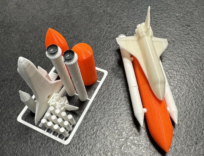 Mô hình lắp ráp tàu con thoi Space Shuttle kit card ấn tượng - Image 8