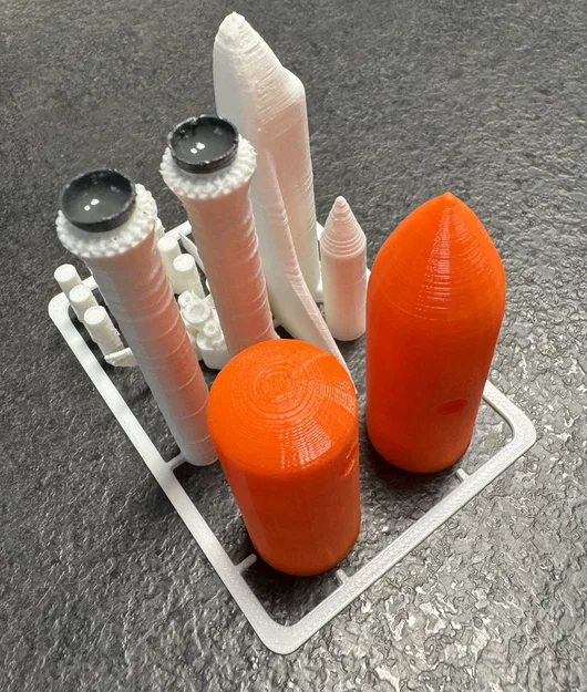 Mô hình lắp ráp tàu con thoi Space Shuttle kit card ấn tượng - Image 9