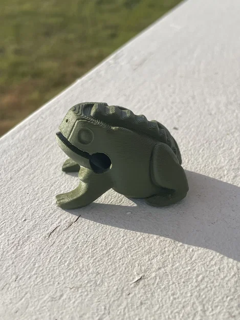 Mô hình nhạc cụ ếch Percussion Frog in 3D độc đáo - Image 2