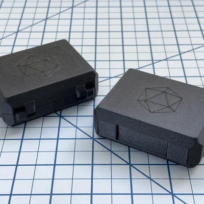 Hộp đựng xúc xắc đa diện (print-in-place)